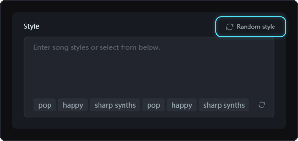 create instrumental style
